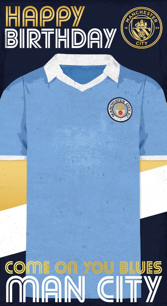Manchester City birthday card