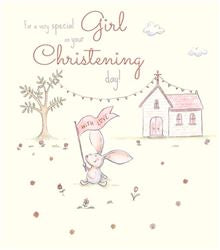 Special Girl Christening card