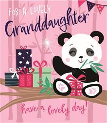 Granddaughter Birthday card