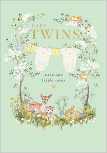 Welcome little ones - New twins card