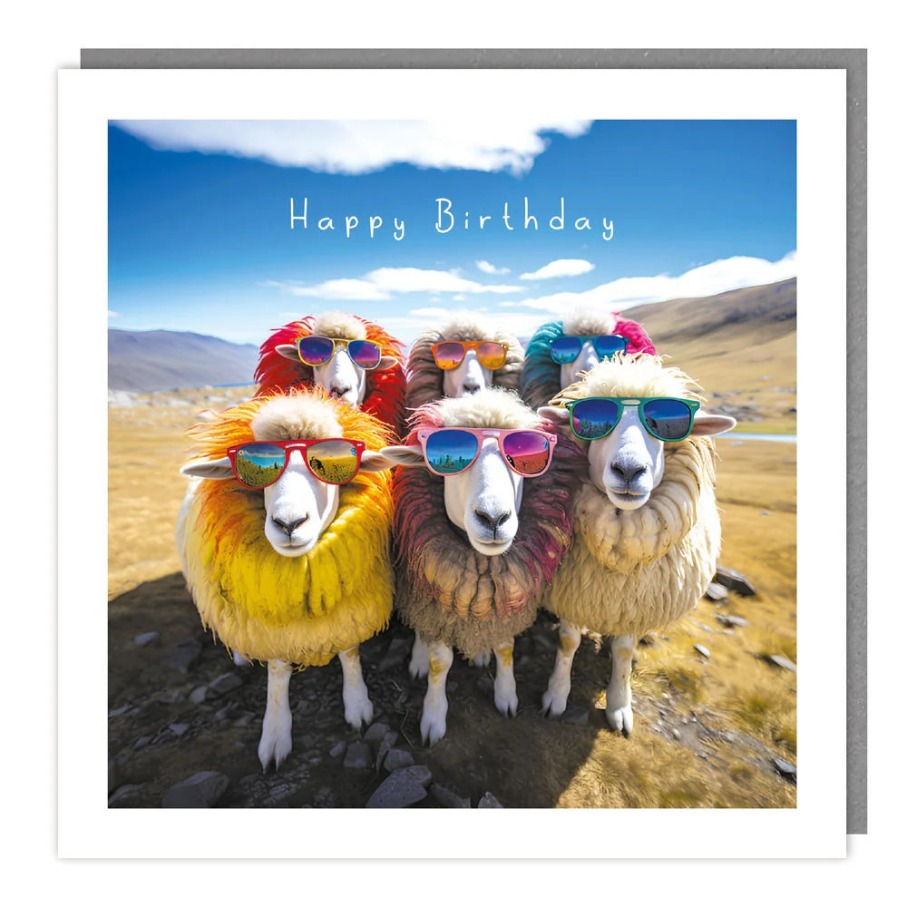 Cool Sheep - Birthday Card