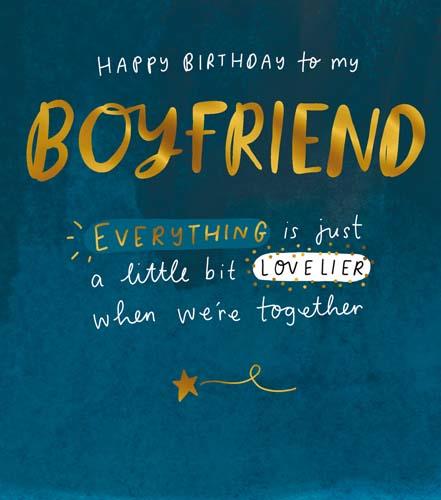 Boyfriend - Birthday Card