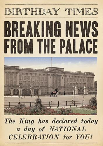 News from the Palace  - Birthday card