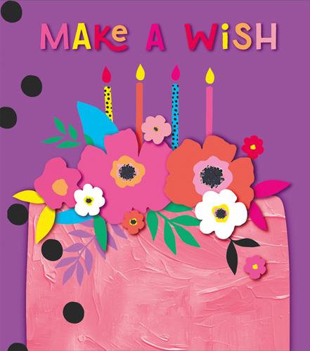 Make A Wish -  birthday card