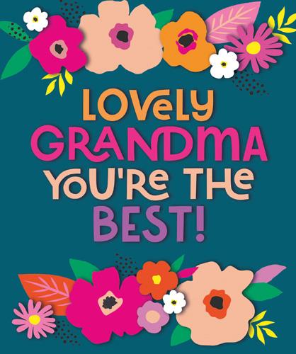 Lovely Grandma -Birthday card