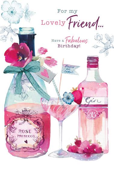 For my Lovely Friend - Birthday Card