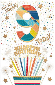 9 Today - birthday card