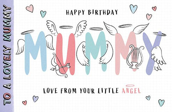 From your little Angel -Mummy  Birthday card