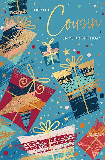 For you Cousin - birthday card