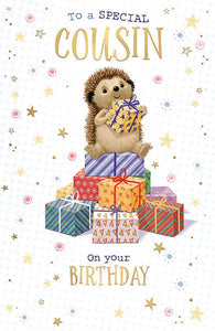 Special cousin on your Birthday - card