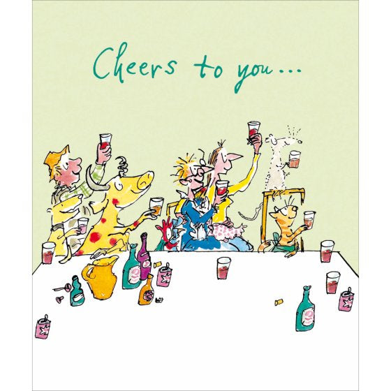 Good luck card - Quentin Blake