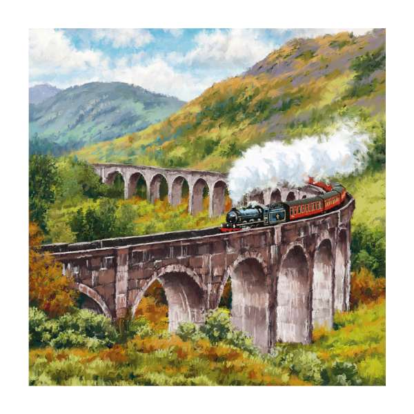 Glenfinnan viaduct - blank card
