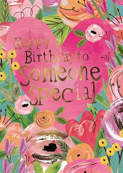 Someone Special on your Birthday - Birthday Card