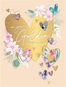 On  your Golden anniversary - Anniversary card