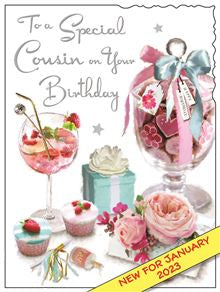 Yellow cake & tulips - Jonny Javelin card