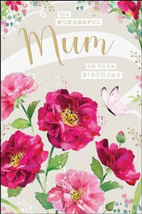 Wonderful Mum - Jonny Javelin birthday card