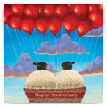 Up Up and Away - Lucy Pittaway anniversary card