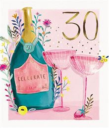 Happy 30th Birthday card