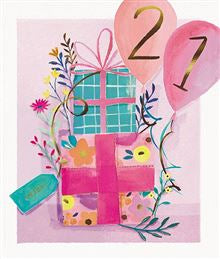 Happy 21st Birthday (female) - 21st Birthday Card