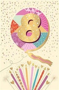 Happy birthday, 8 - birthday card