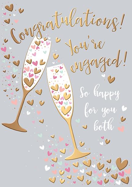 Congratulations - Engagement card