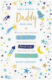 A special Daddy - birthday card
