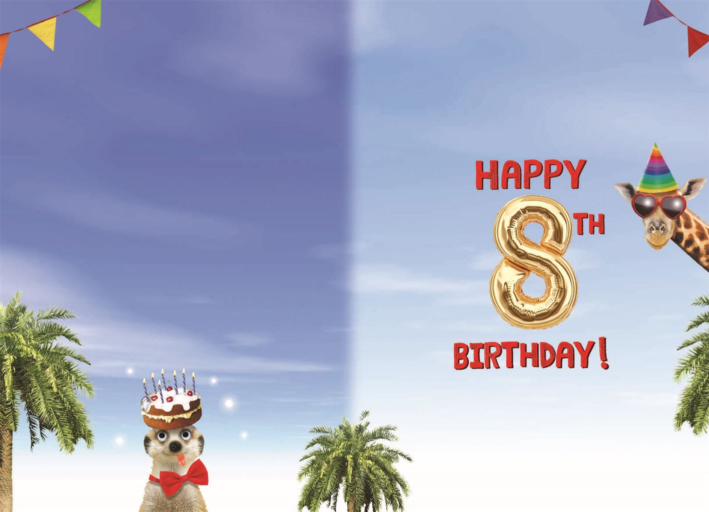 8th Birthday card