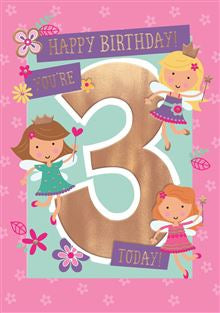 3rd Birthday card