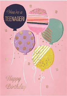 You're a teenager - 13th Birthday card
