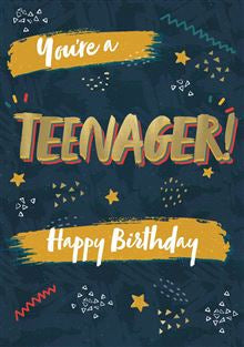 You're a teenager - 13th Birthday card