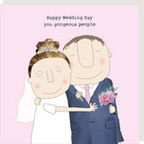 You Gorgeous People - Rosie Made a Thing wedding card