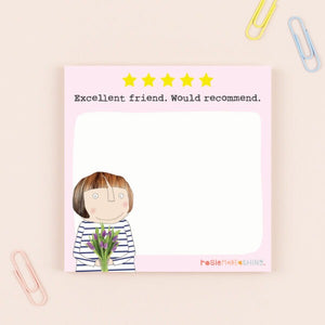 Excellent friend-Rosie made a thing mini notes