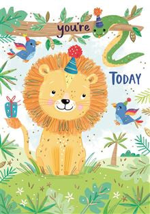 Have a roarsome birthday - 2nd Birthday card