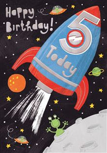Hope your Birthday is a blast! - 5th Birthday card