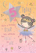 You're a star! - 5th Birthday card