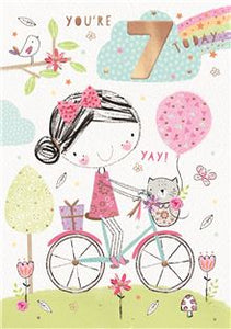 7th Birthday card