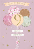 9th Birthday card