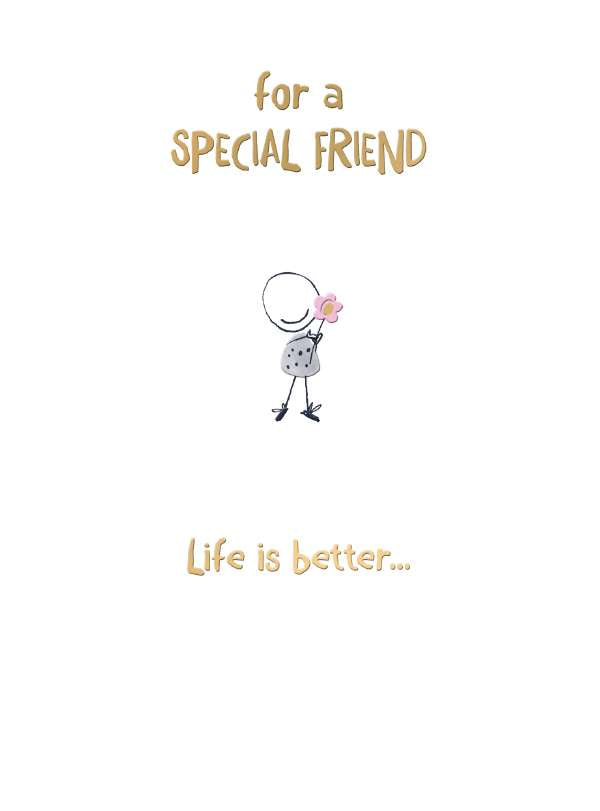 Special friend - Birthday card