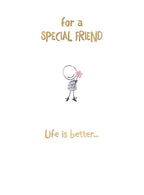 Special friend - Birthday card