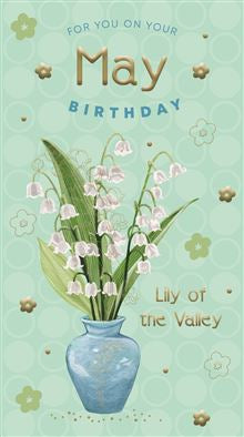 For you on  your May Birthday card
