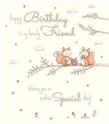 Happy birthday lovely Friend