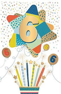 6th Birthday card