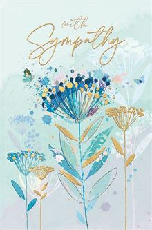 With  Sympathy card
