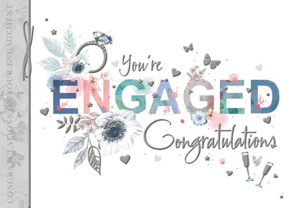 Congratulations - Engagement card
