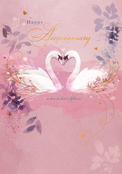 A love to last - anniversary card