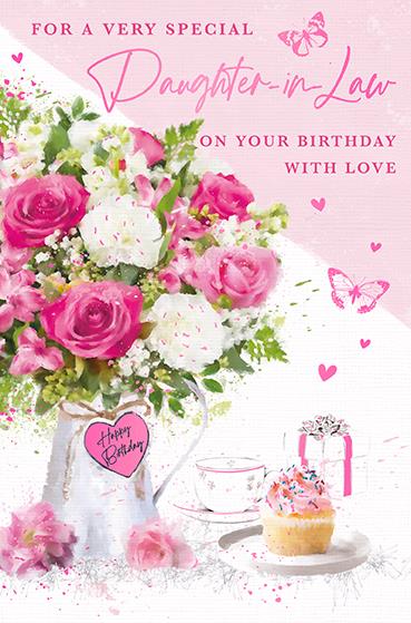 Special Daughter-in-Law on your Birthday card