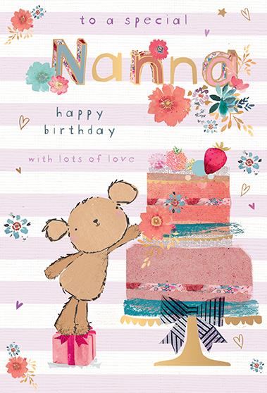 Special Nanna - Birthday card