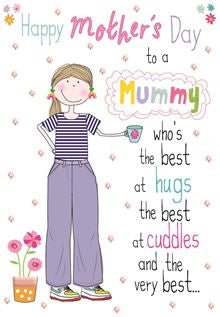 To a Mummy who's the best -  Mother's Day card