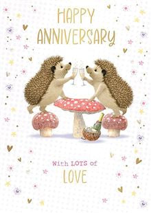 Happy Anniversary card  - cute