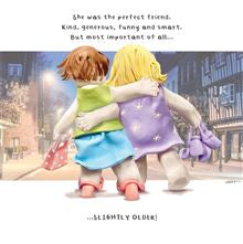 Friends-  birthday comedy card